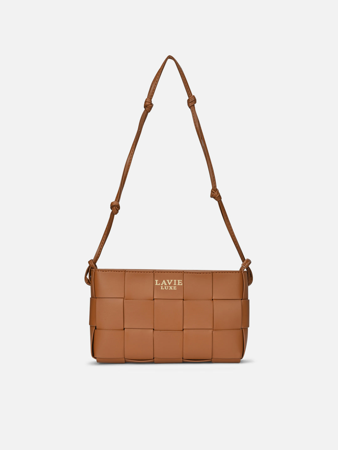 Bot Elle Small Hobo Bag Tan