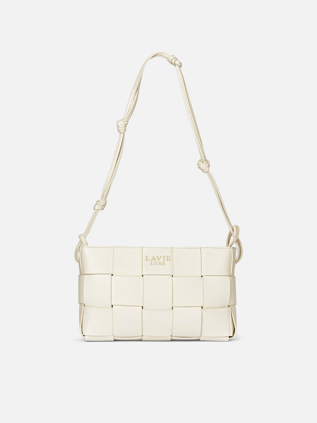 Bot Elle Small Hobo Bag Offwhite