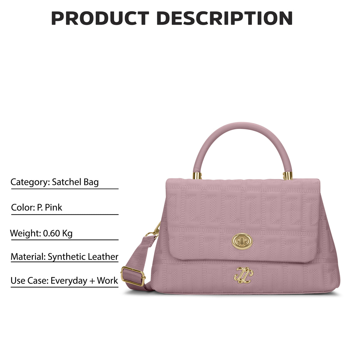 Quilt Marco Flap Medium 'S Ladies Handbag P Pink