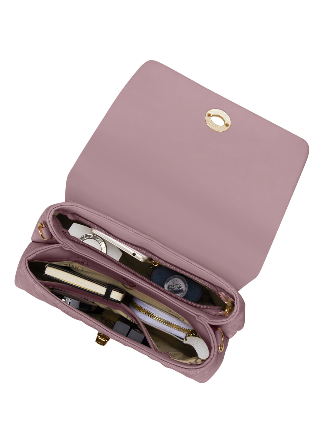 Quilt Marco Flap Medium 'S Ladies Handbag P Pink