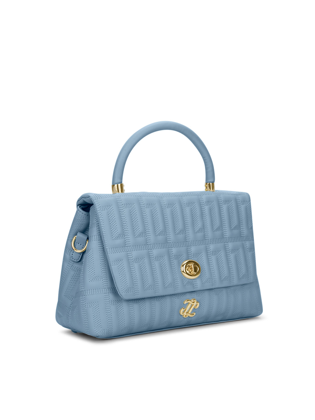 Quilt Marco Flap Medium 'S Ladies Handbag Blue Aura