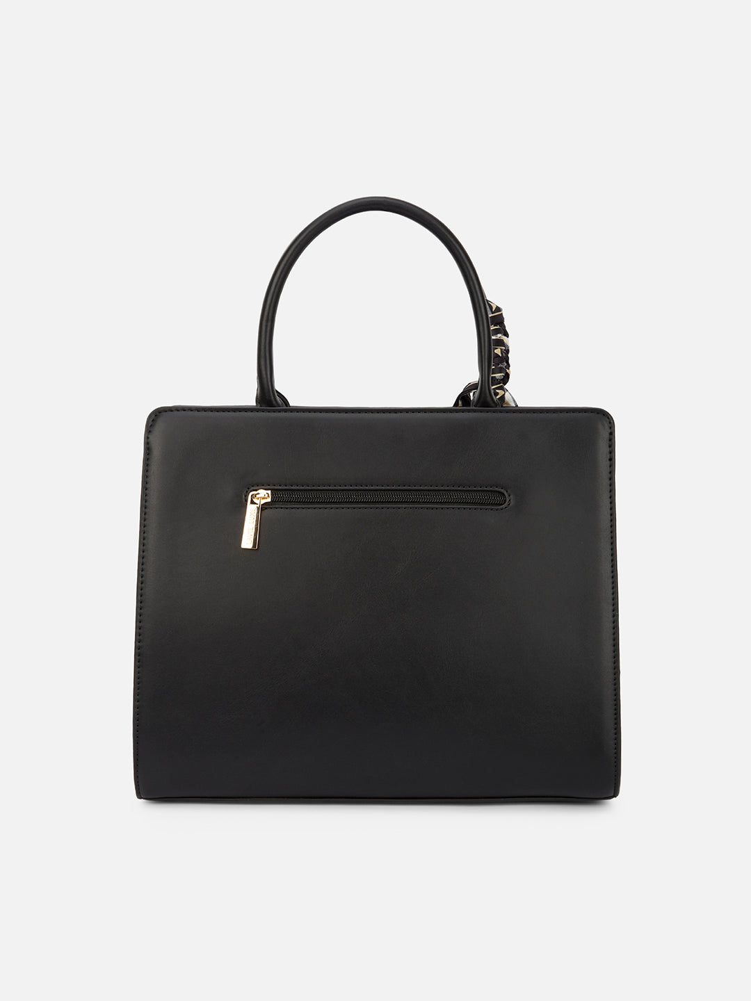 Quare Large Satchel Bag Black