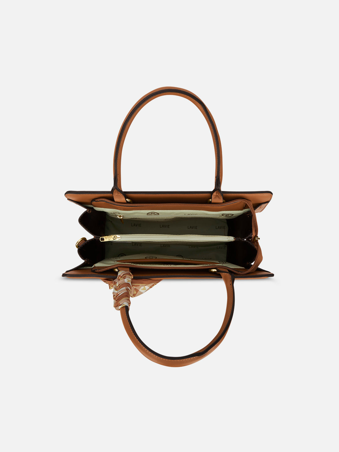 Quare Large Satchel Bag Tan