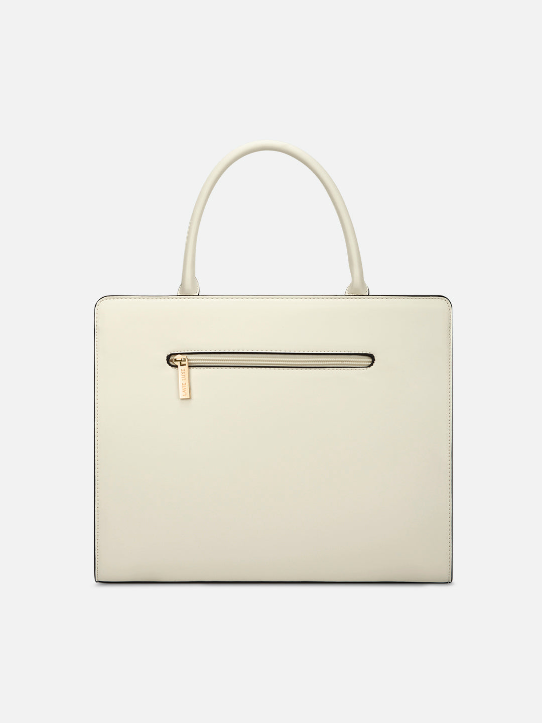 Quare Large Satchel Bag Off White