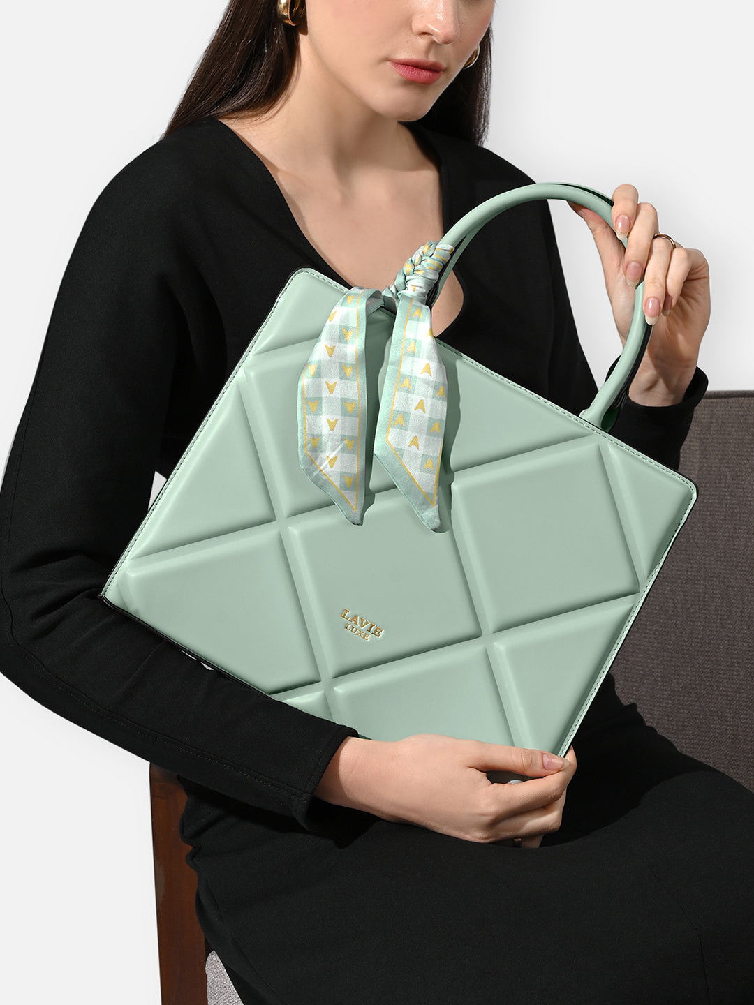 Quare Large Satchel Bag Mint