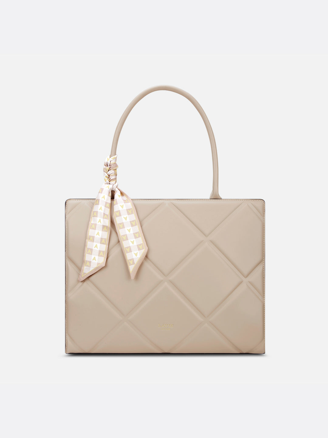 Quare Extra Large Satchel Bag Beige