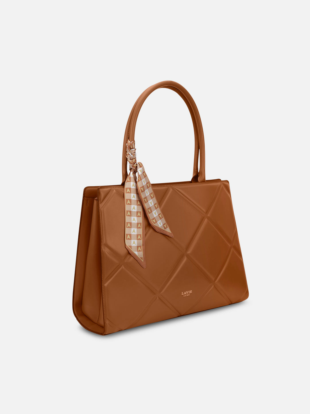 Quare Extra Large Satchel Bag Tan