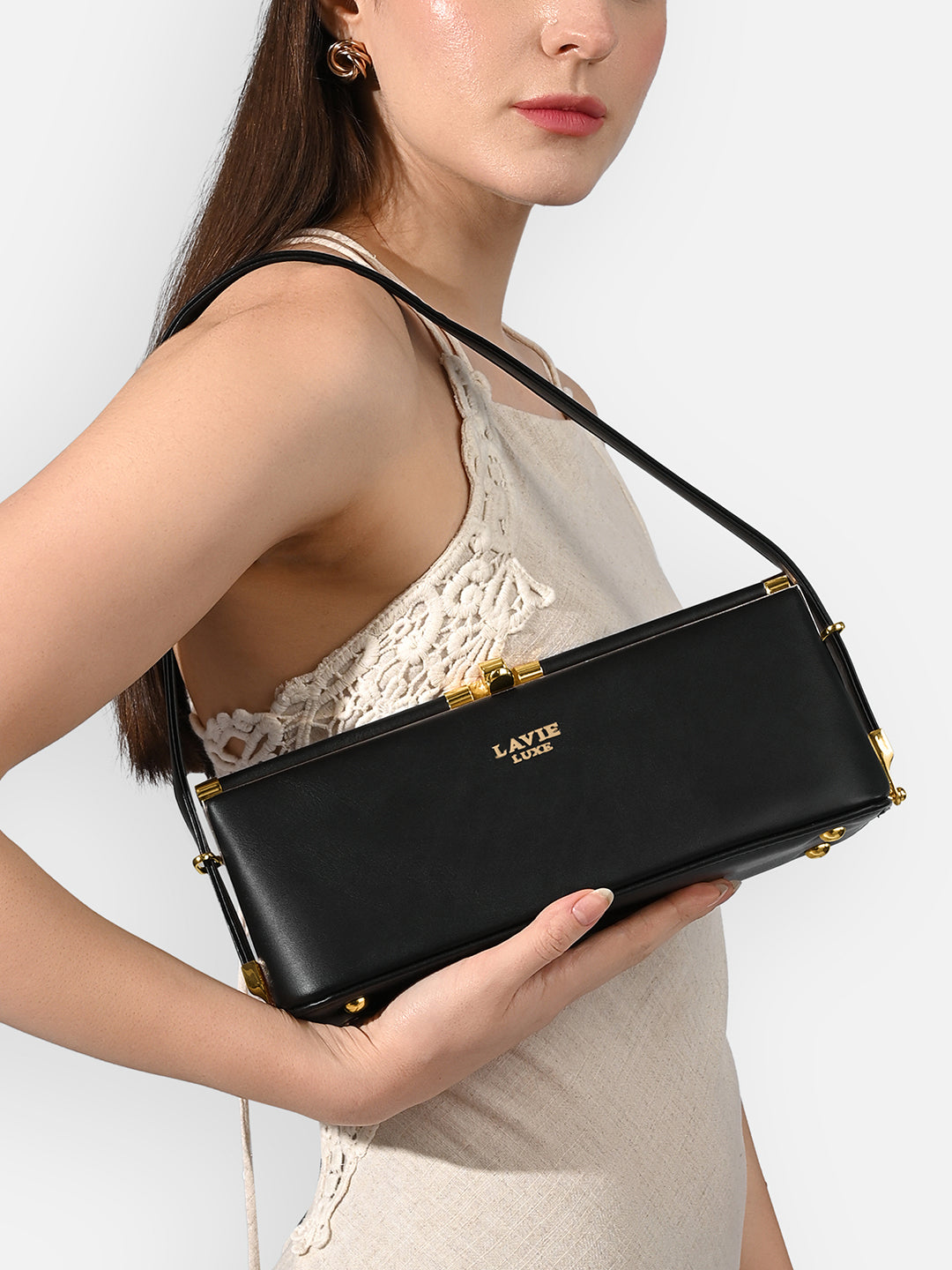 Parallel Small Frame Bag Black
