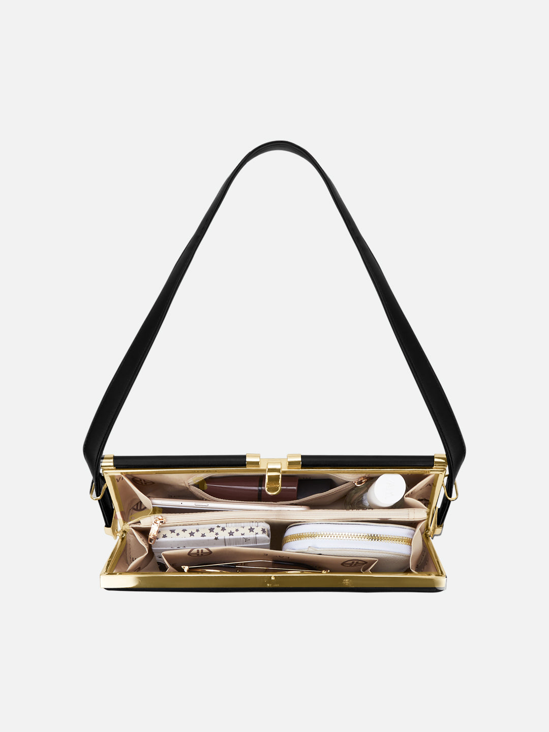 Parallel Small Frame Bag Black