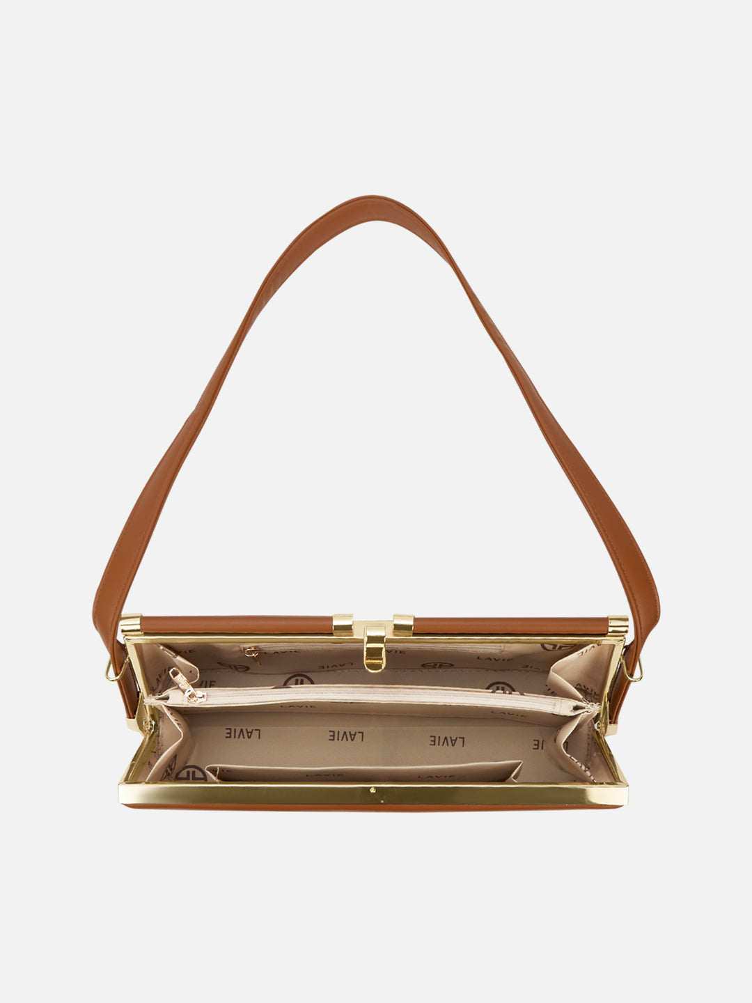 Parallel Small Frame Bag Tan