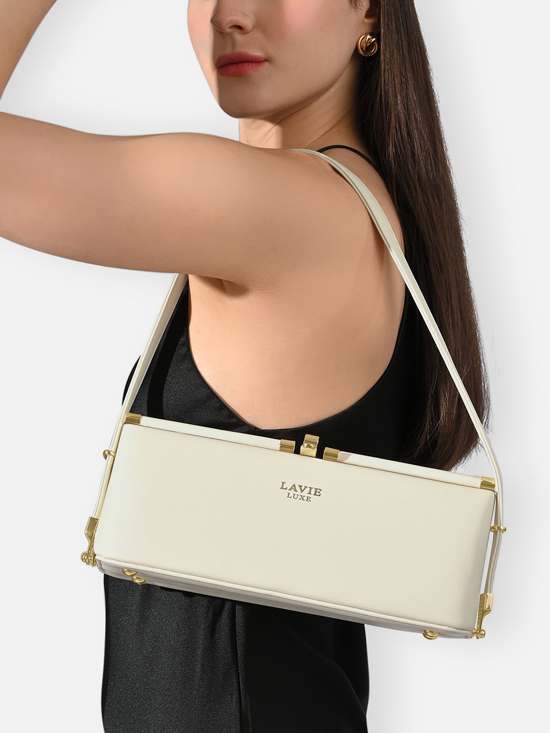 Parallel Small Frame Bag Off White