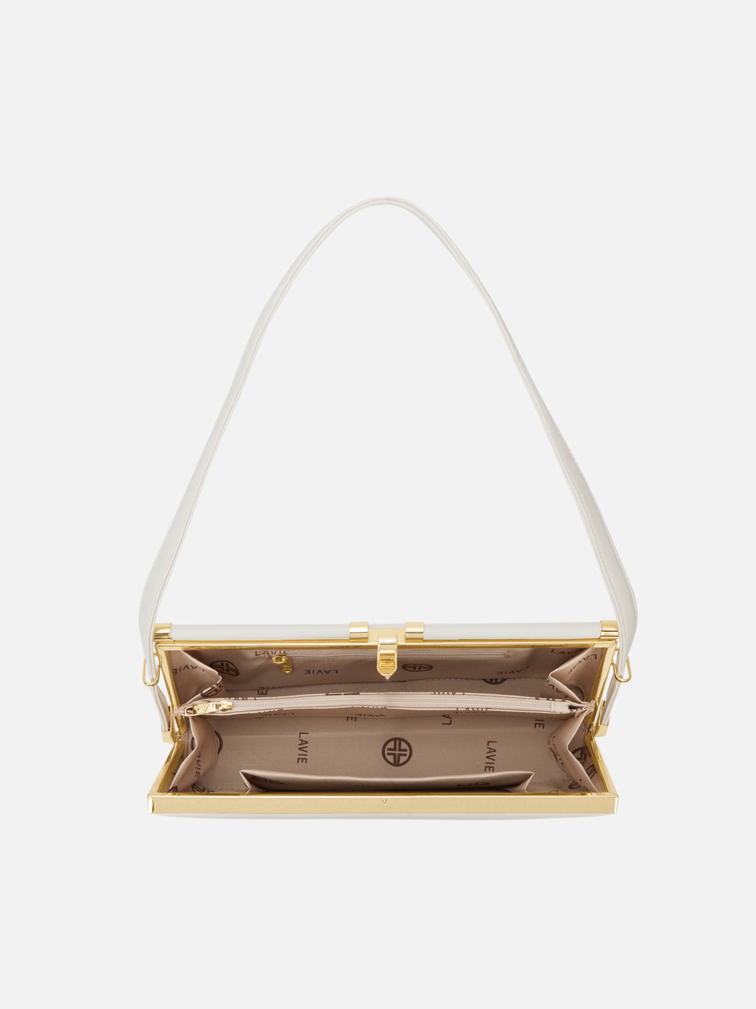 Parallel Small Frame Bag Off White