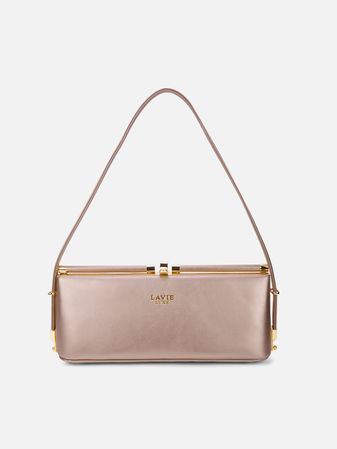 Parallel Small Frame Bag Rose Gold