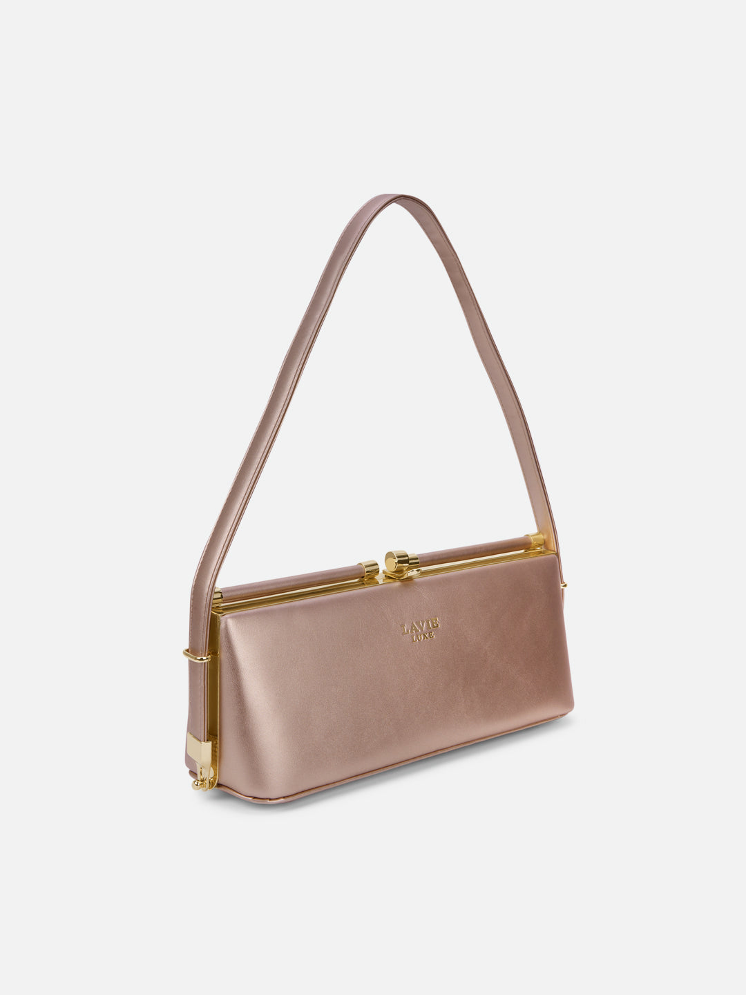 Parallel Small Frame Bag Rose Gold