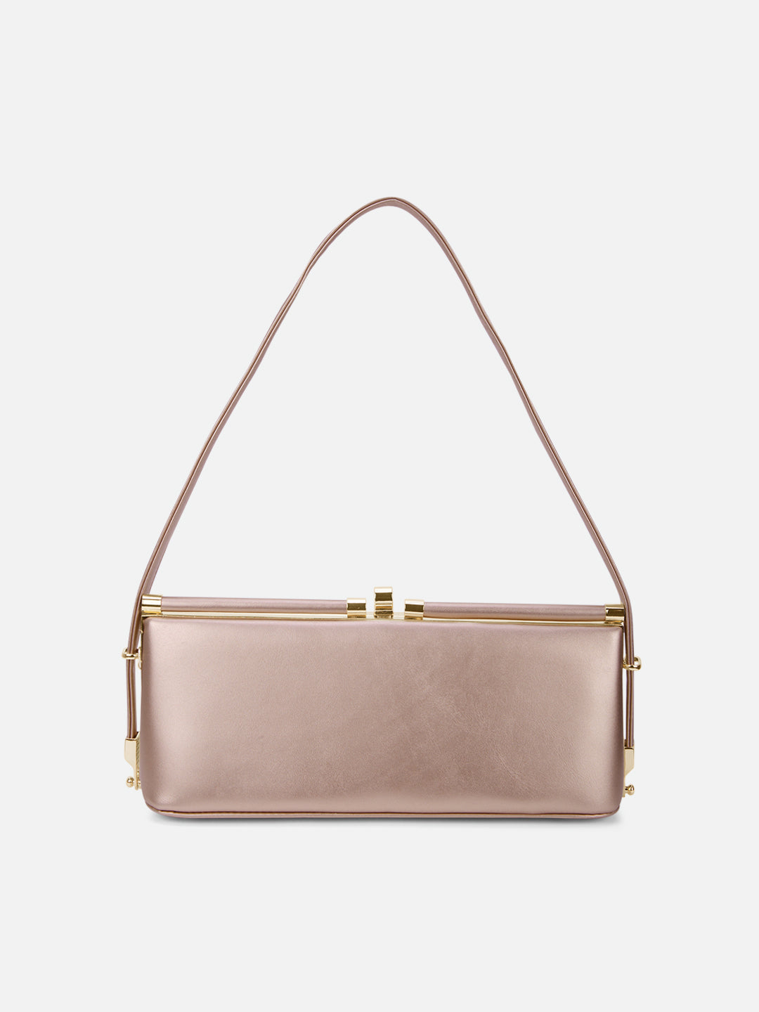 Parallel Small Frame Bag Rose Gold