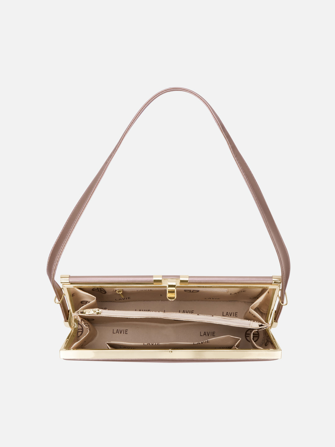 Parallel Small Frame Bag Rose Gold