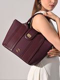 Canva Lock Large Satchel Bag
