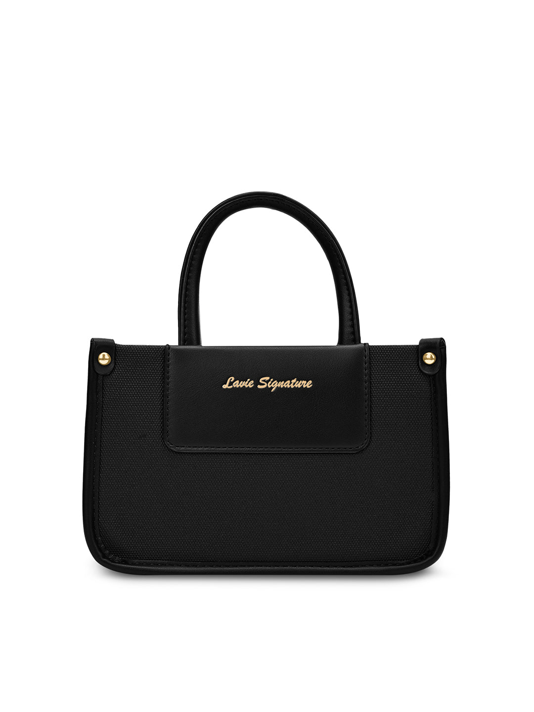 Canva Combo Set Large Tote Bag Black