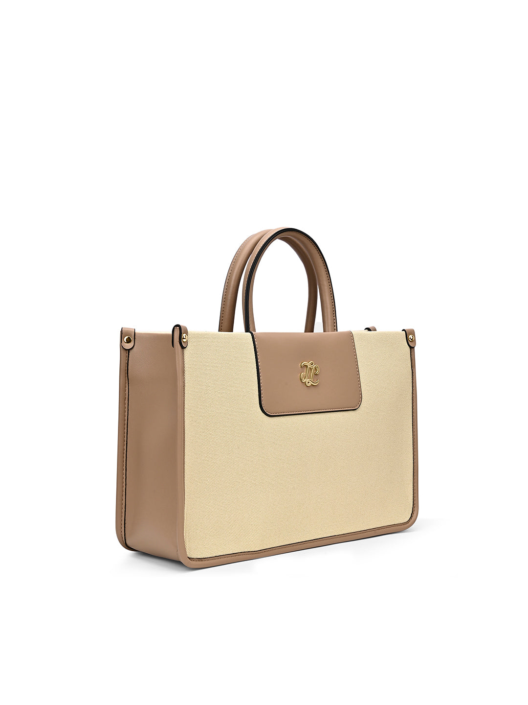Canva Combo Set Large Tote Bag Beige
