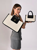 Canva Combo Set Large Tote Bag