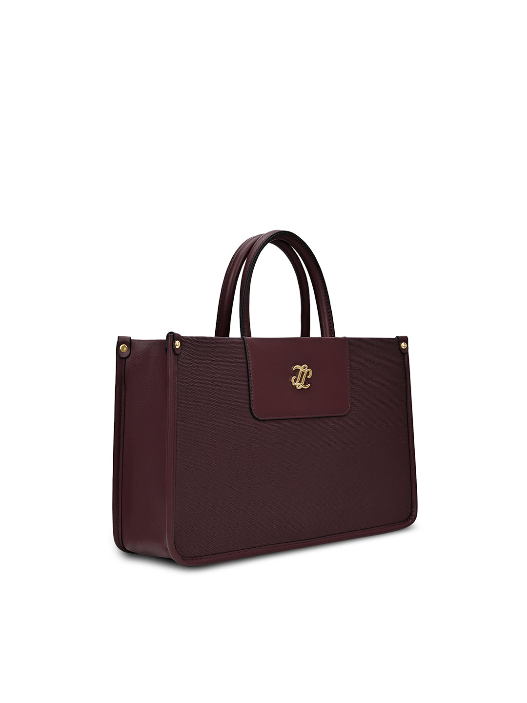 Canva Combo Set Large Tote Bag Wine