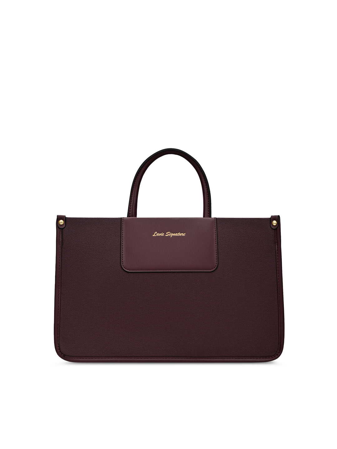 Canva Combo Set Large Tote Bag Wine