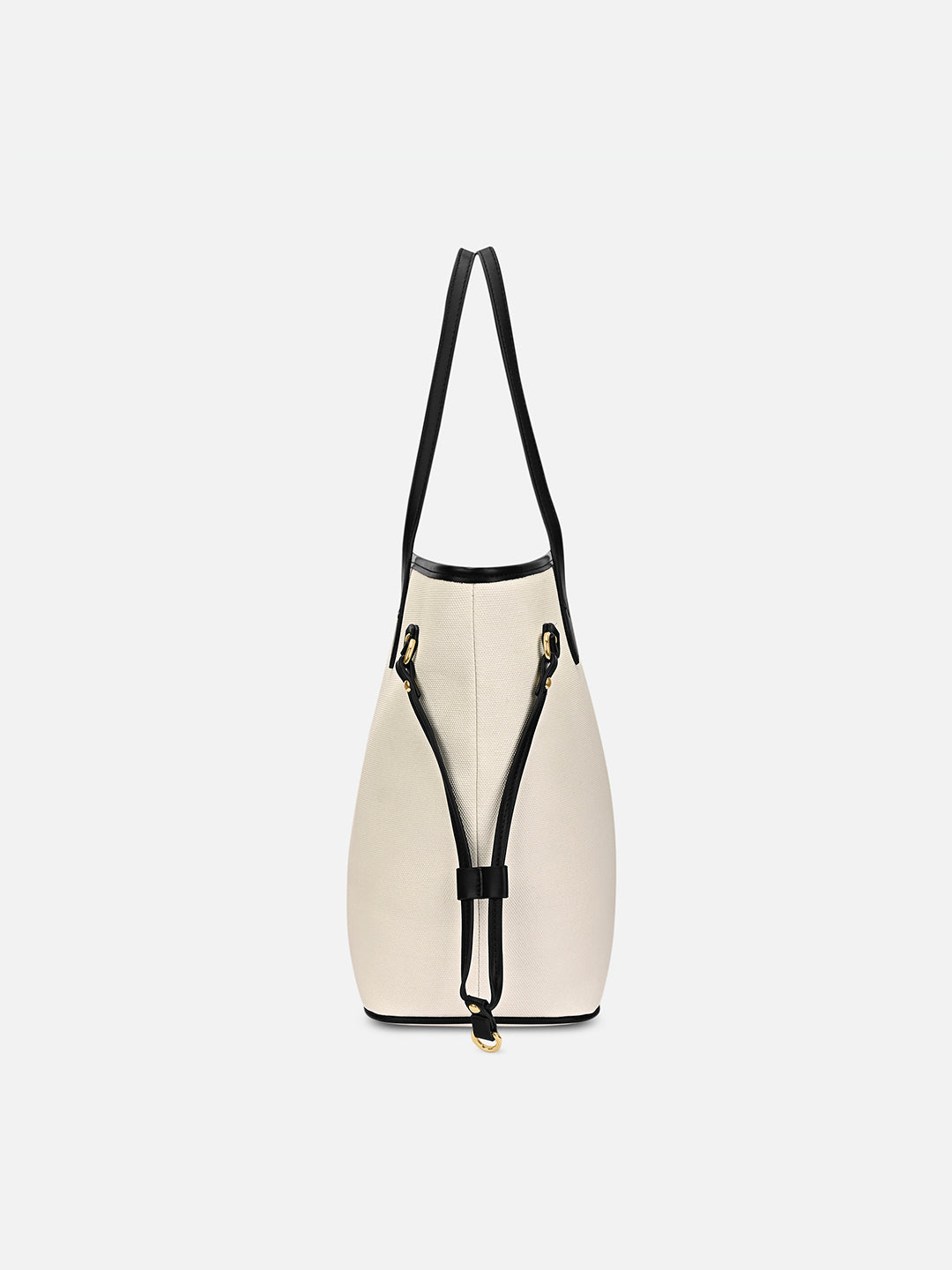 Canva Laptop Large Tote Bag Offwhite