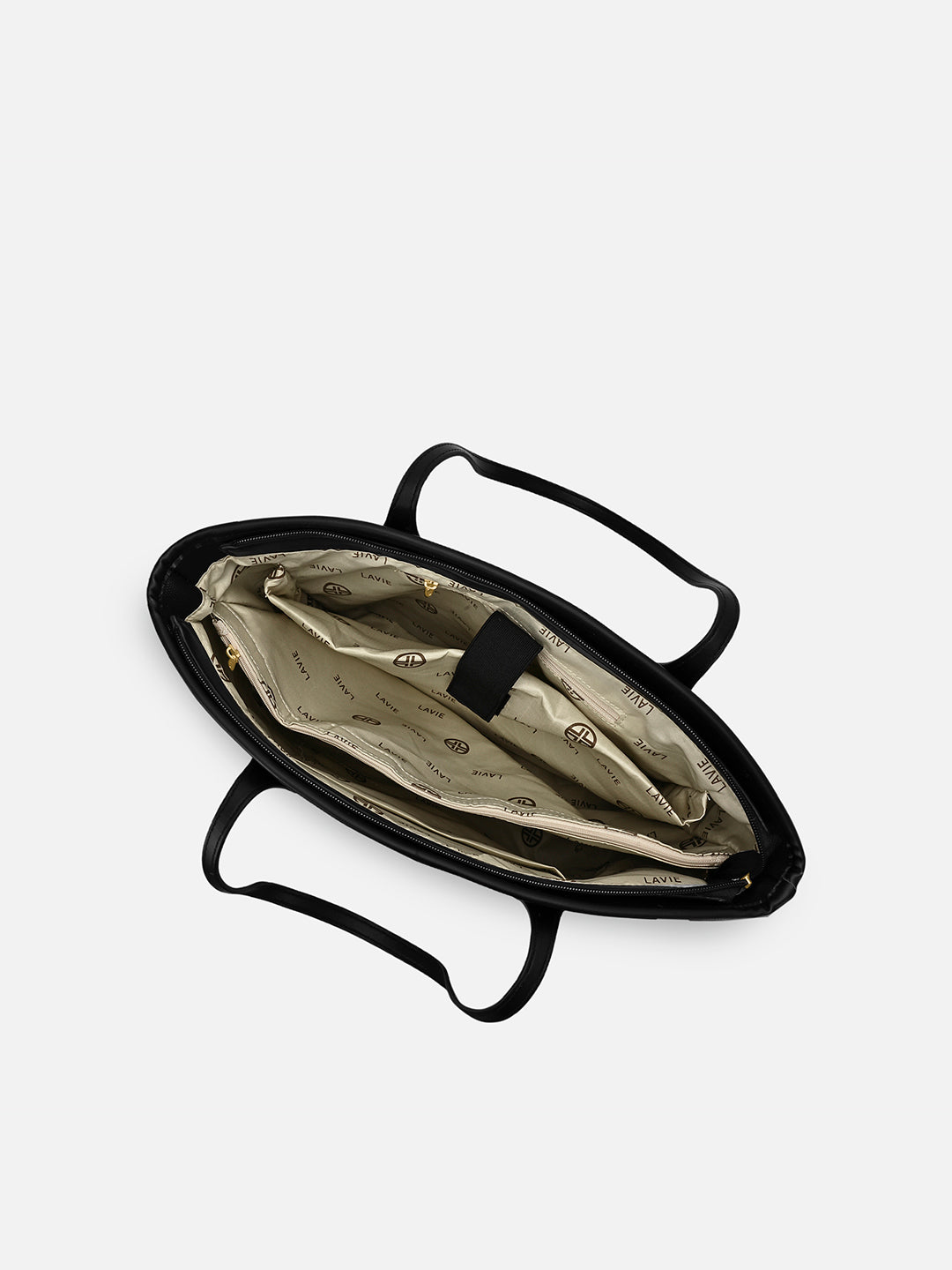 Canva Laptop Large Tote Bag Black