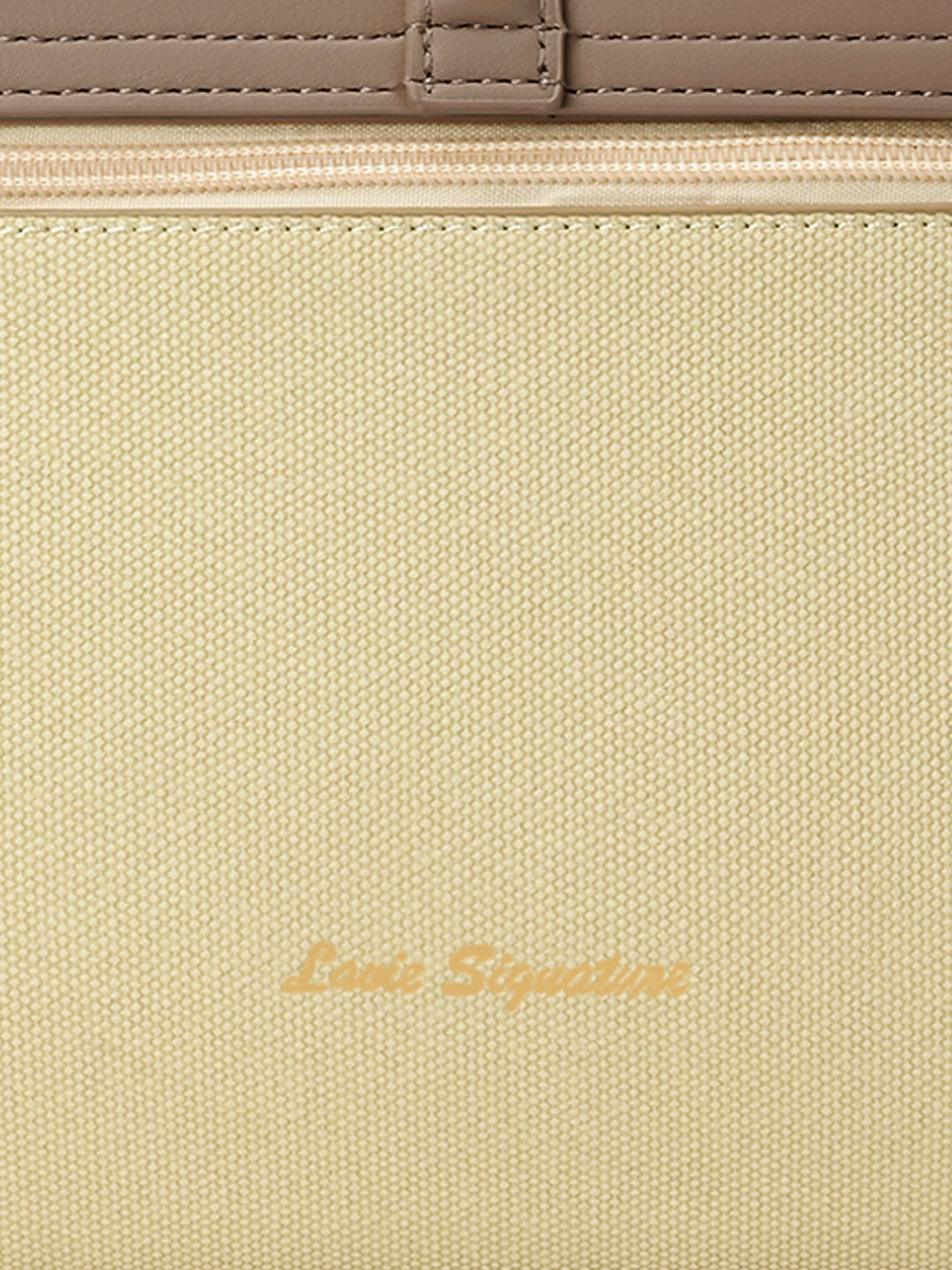 Canva Flap Medium Satchel Bag Beige