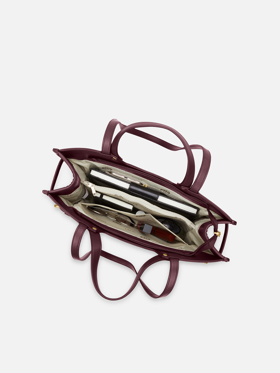 Canva Dual Carry Large Bag Wine
