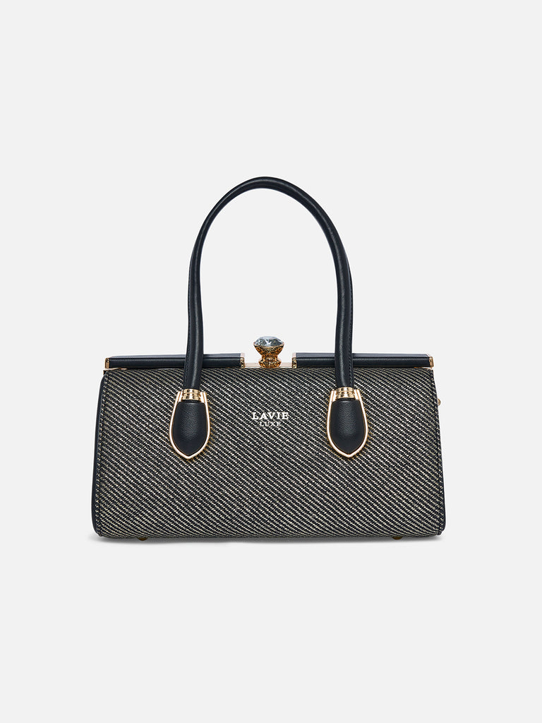 Glam Dazzle Large Frame Bag Black