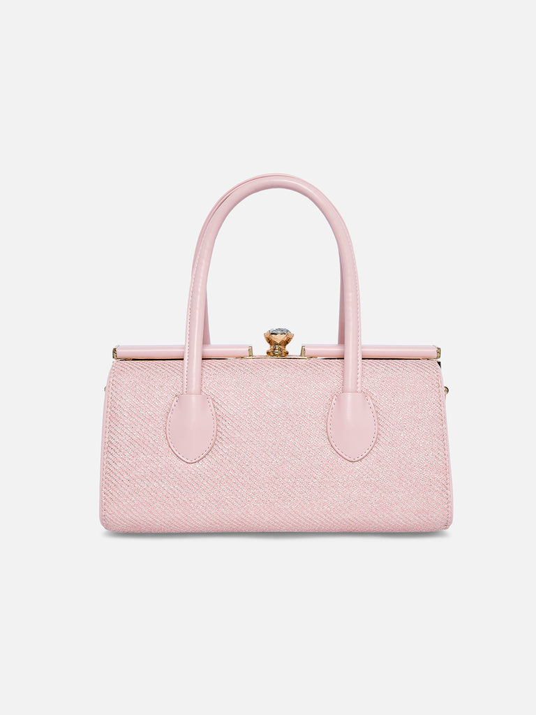 Glam Dazzle Large Frame Bag Pink