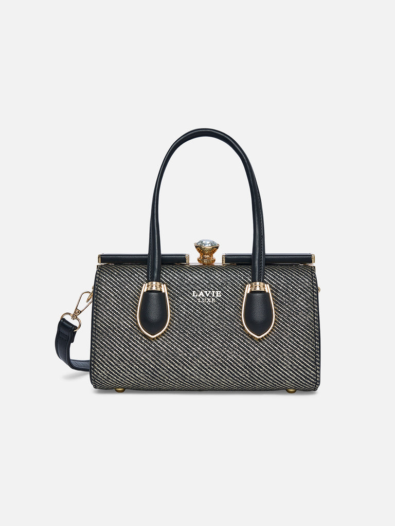 Glam Dazzle Small Frame Bag Black