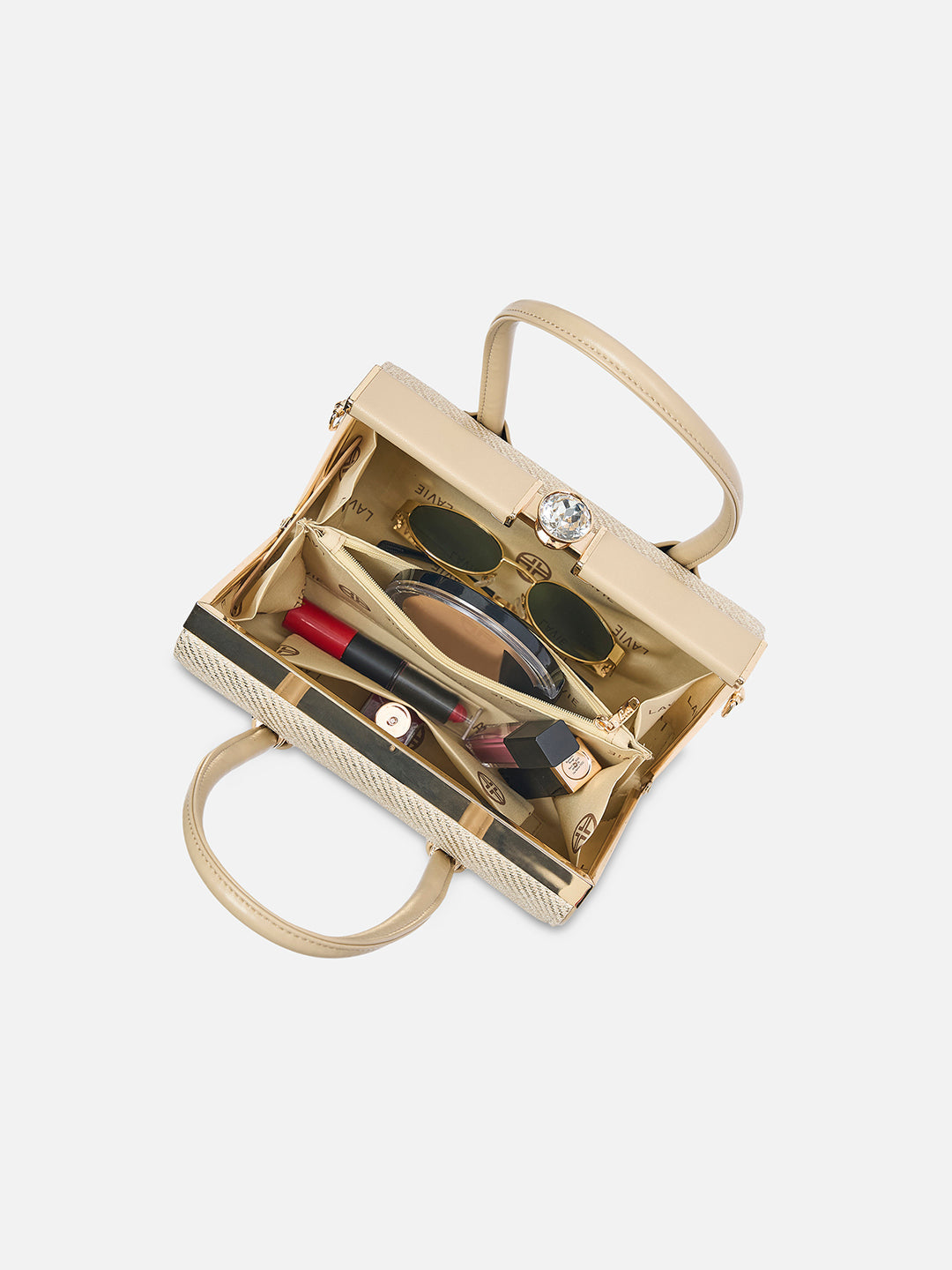 Glam Dazzle Small Frame Bag Pink