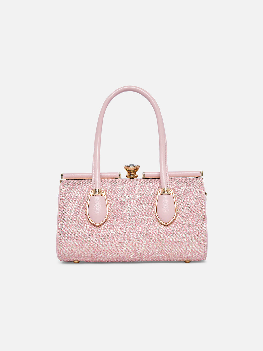 Glam Dazzle Small Frame Bag Beige
