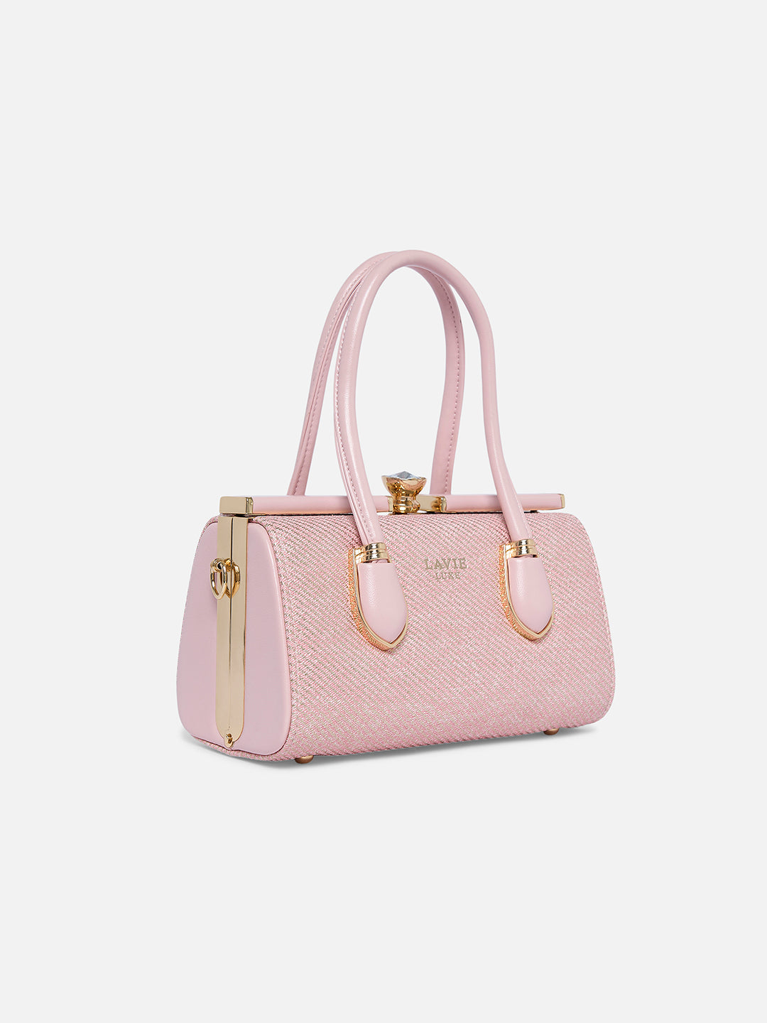 Glam Dazzle Small Frame Bag Beige