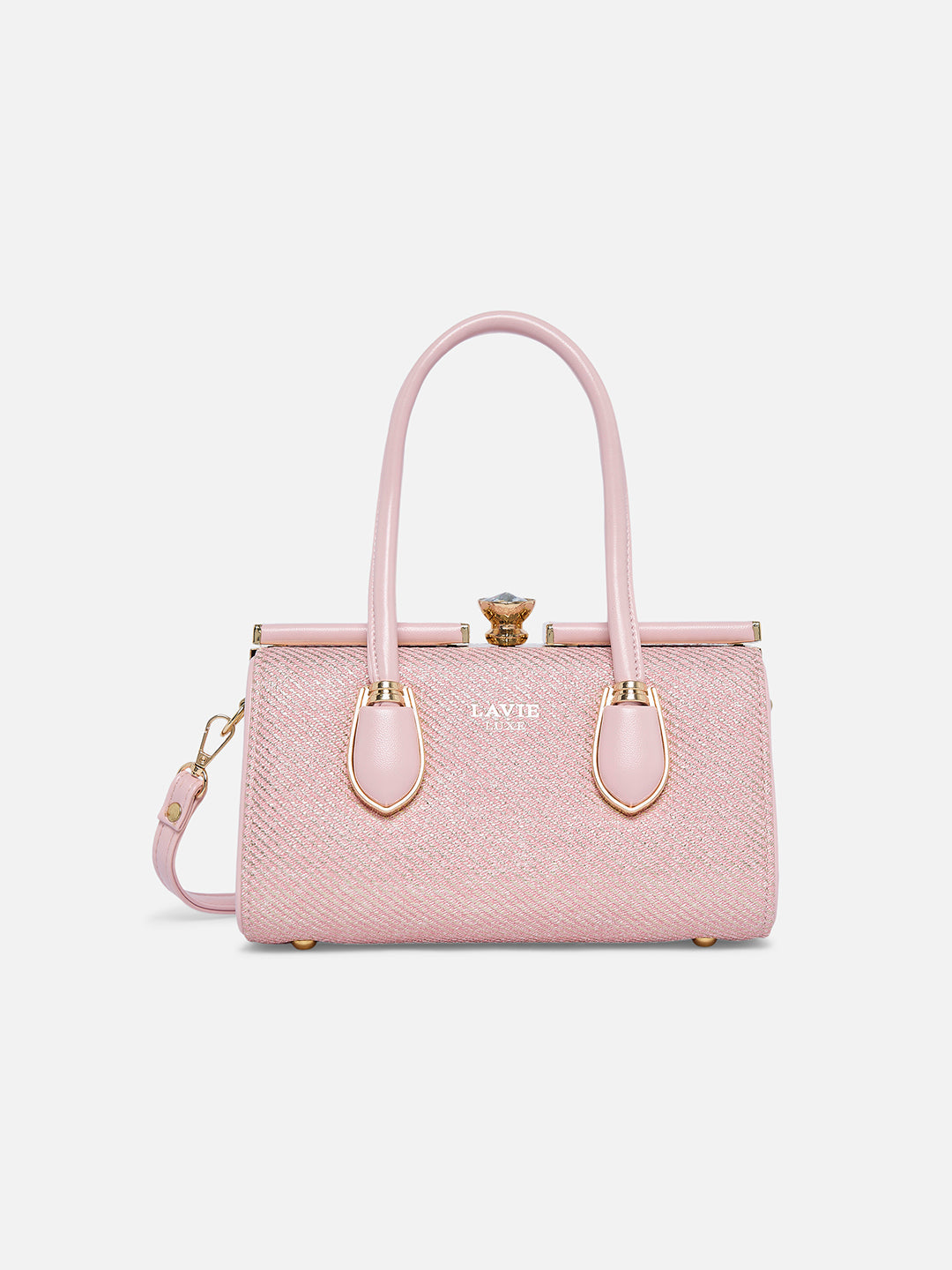 Glam Dazzle Small Frame Bag Pink
