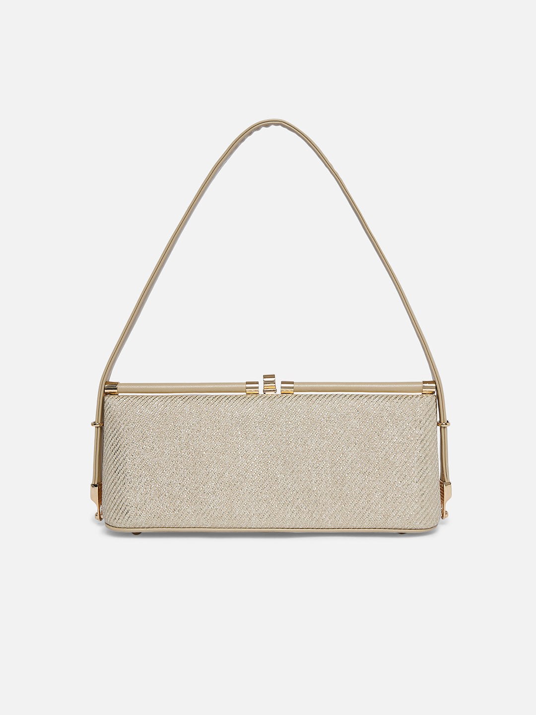 Glam Dazzle Horizontal Small Frame Bag Black