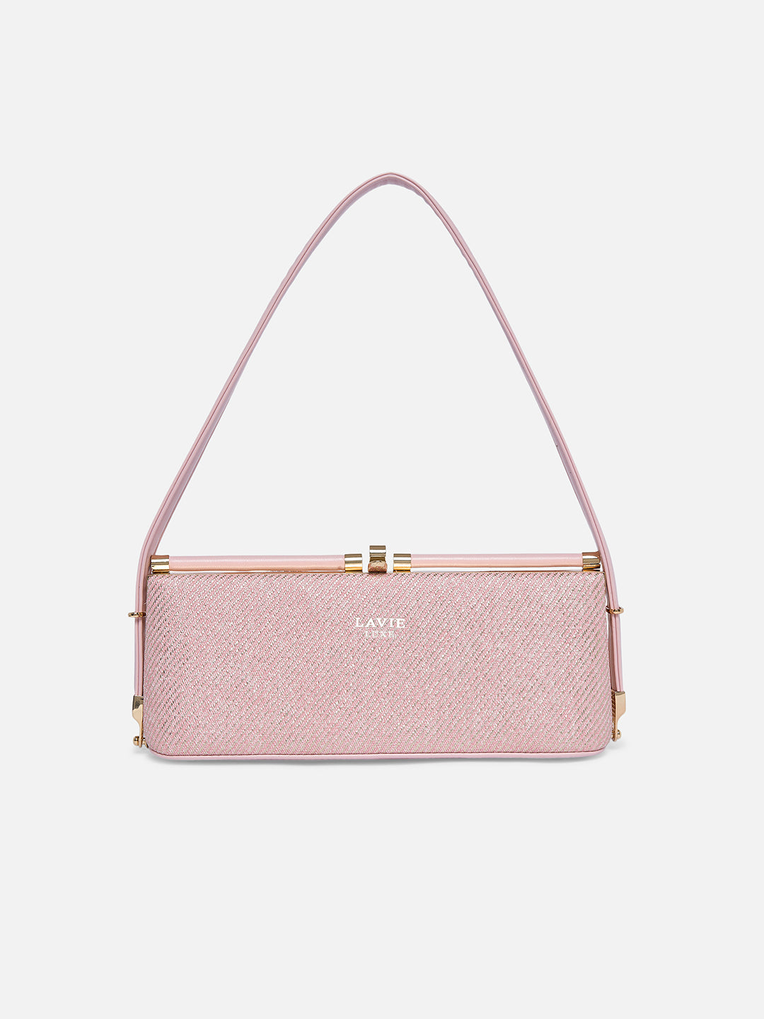 Glam Dazzle Horizontal Small Frame Bag Black