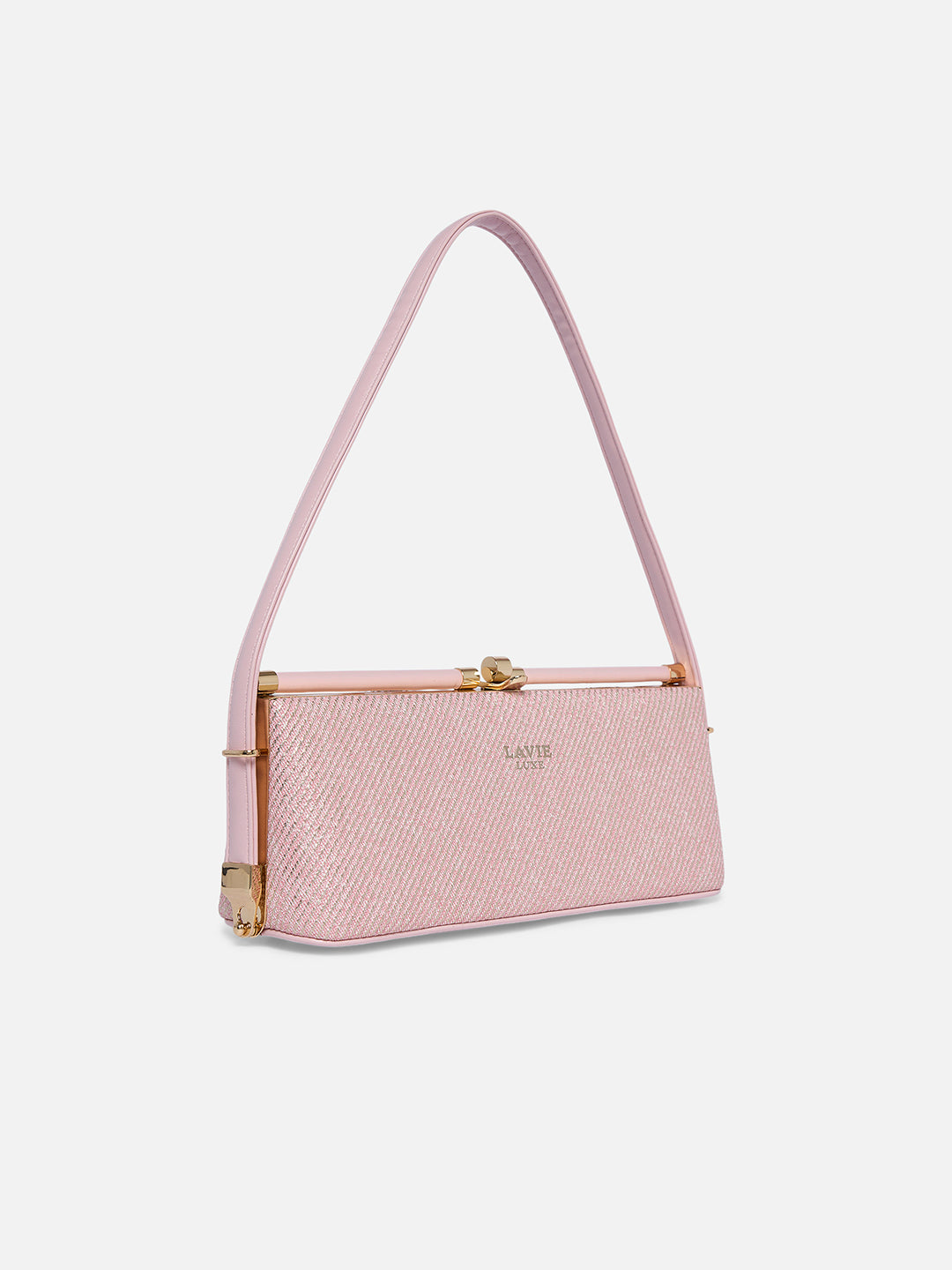 Glam Dazzle Horizontal Small Frame Bag Pink