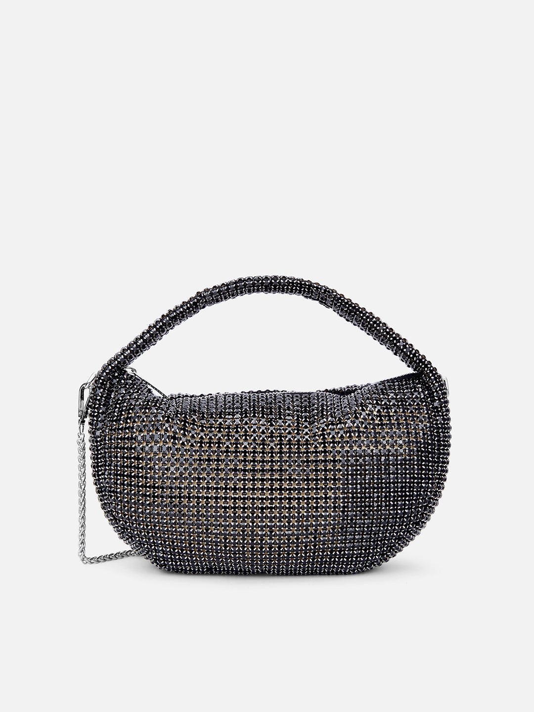 Gem Small Hobo Bag Black