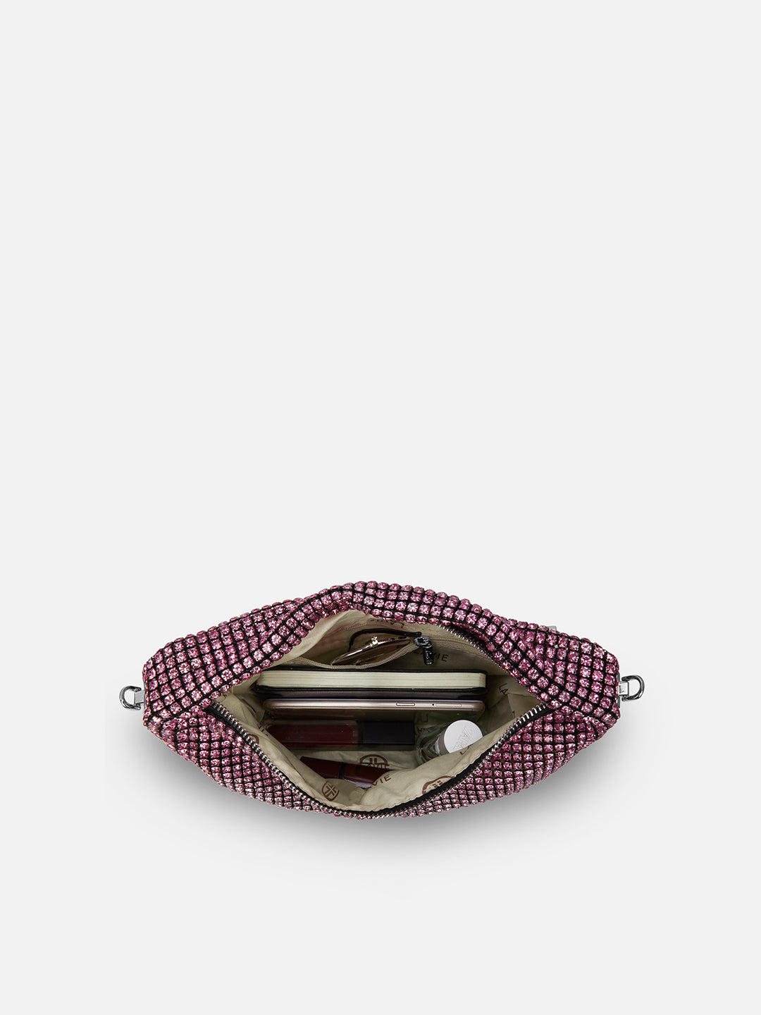 Gem Small Hobo Bag Pink Ombre