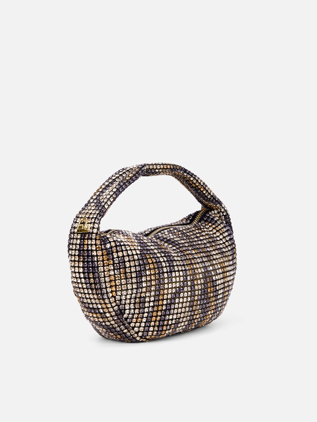 Gem Small Hobo Bag Black Ombre