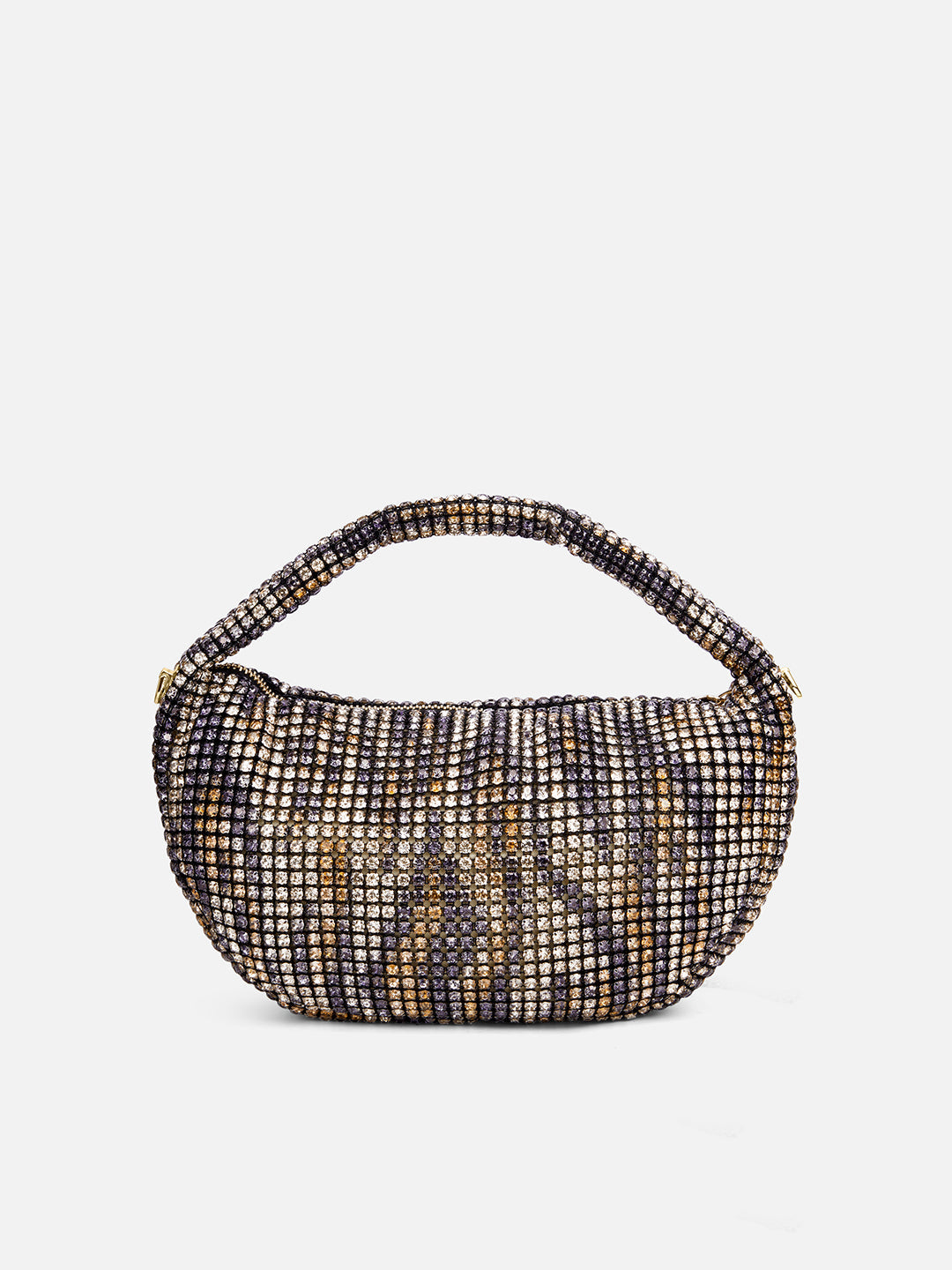 Gem Small Hobo Bag Black Ombre