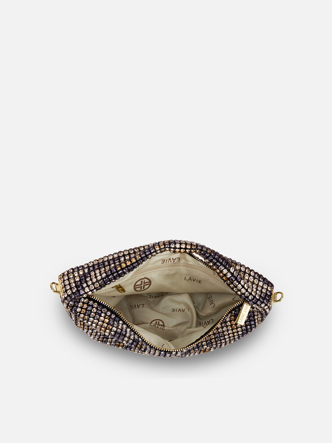 Gem Small Hobo Bag Black Ombre