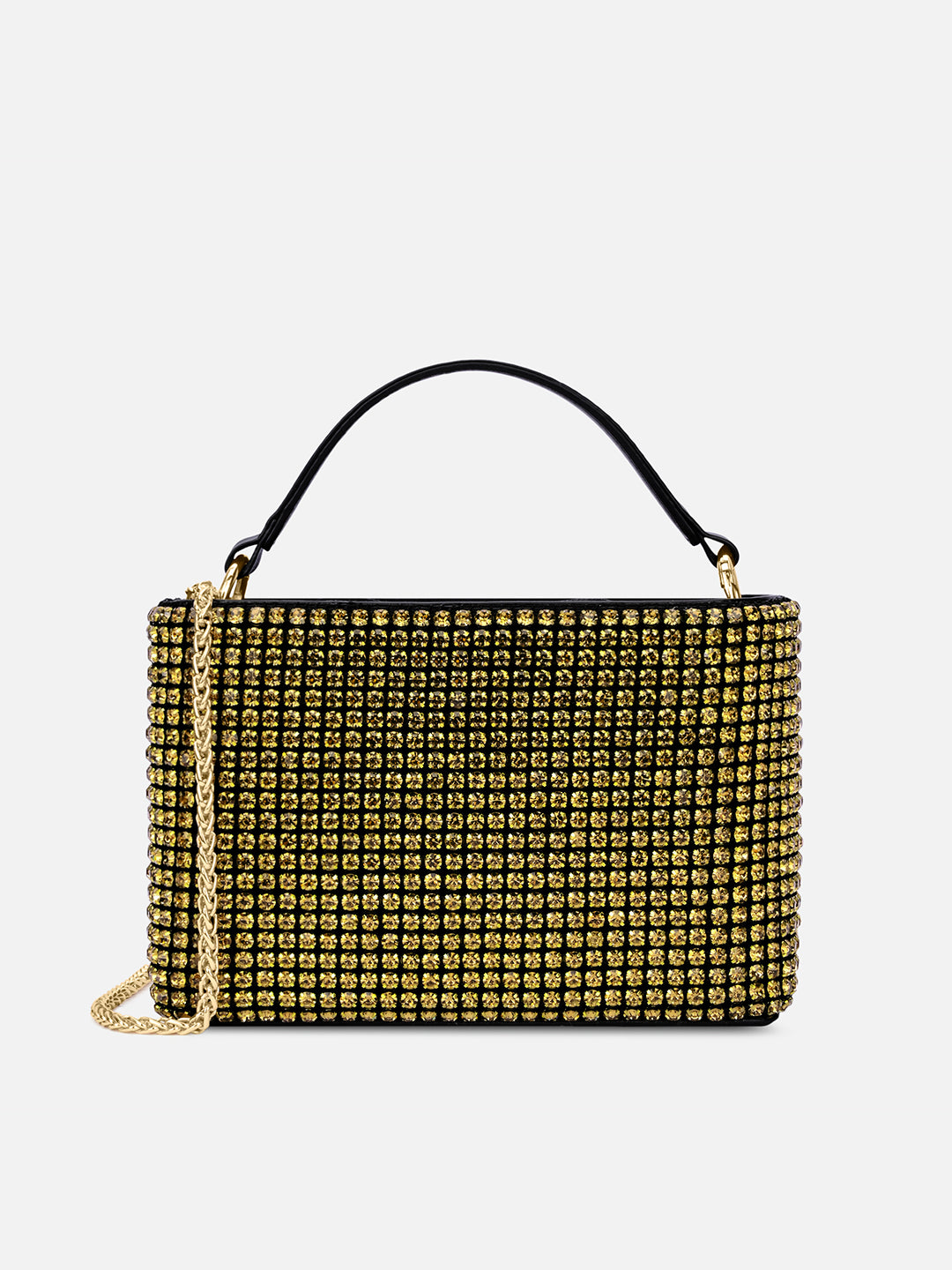 Gem Small Bucket Bag  Gold