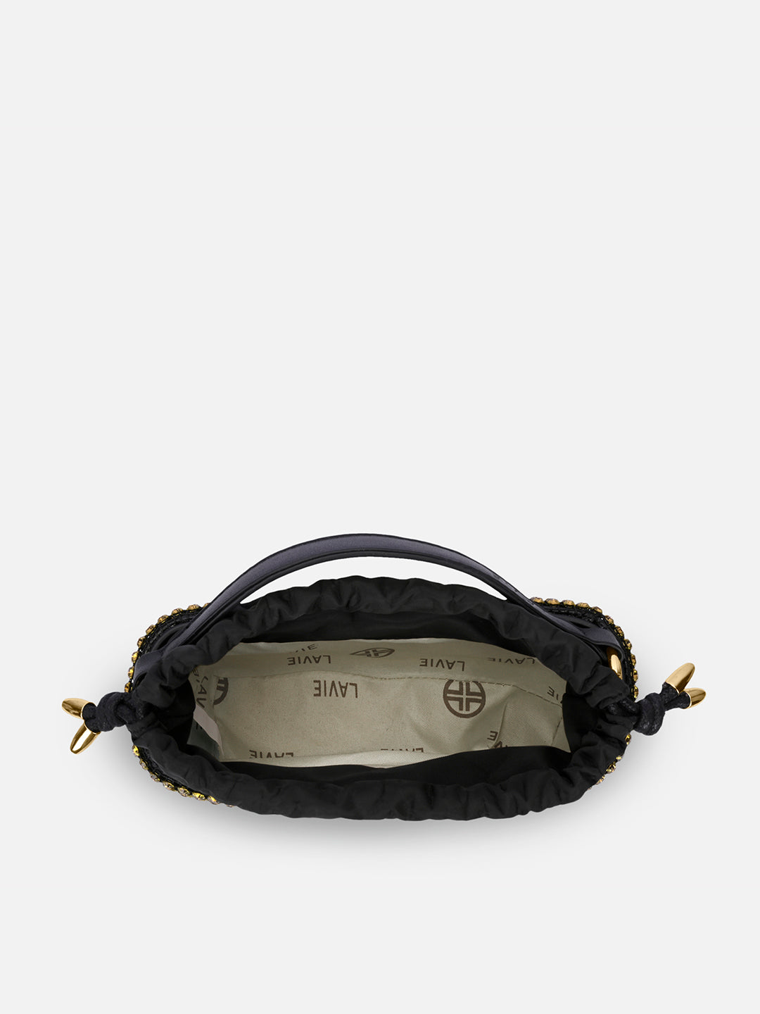 Gem Small Bucket Bag  Gold