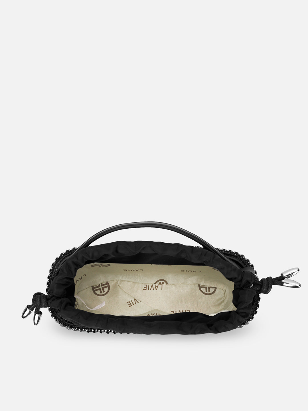 Gem Small Bucket Bag  Black