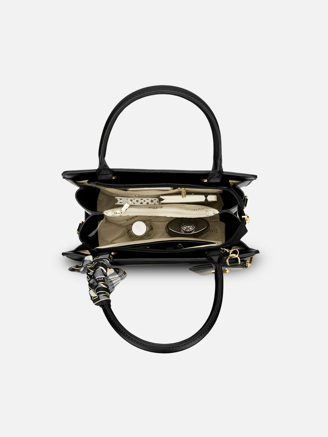Quare26 Medium Satchel Bag Black