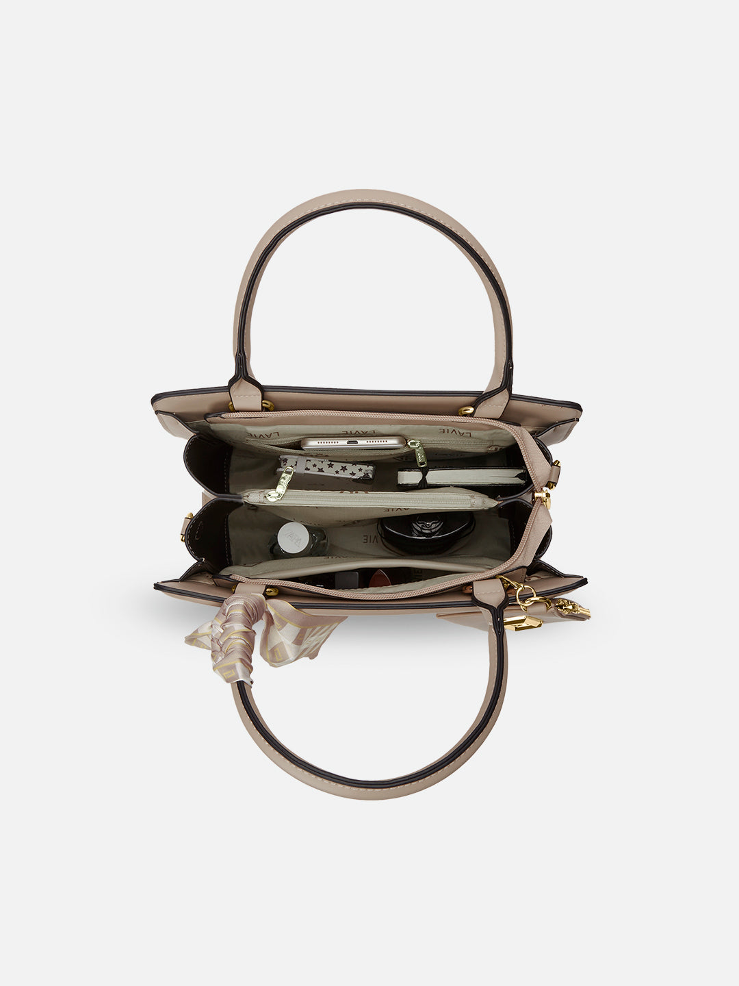 Quare26 Medium Satchel Bag Beige
